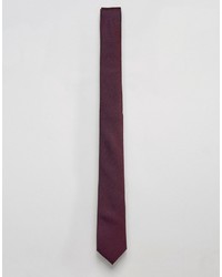 dunkellila Krawatte von Asos