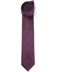 dunkellila Krawatte von Hugo Boss