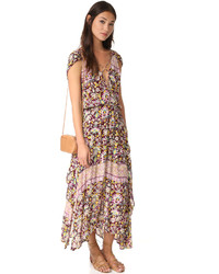 dunkellila Maxikleid von Free People