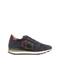 dunkellila niedrige Sneakers von atlantic stars