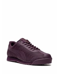 dunkellila niedrige Sneakers von Puma