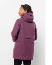 dunkellila Parka von Jack Wolfskin
