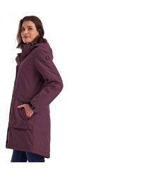 dunkellila Parka von Killtec