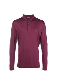 dunkellila Polo Pullover von Michael Kors Collection