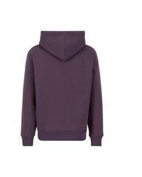 dunkellila Pullover mit einem Kapuze von Alpha Industries