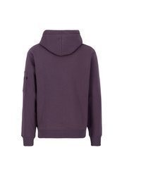 dunkellila Pullover mit einem Kapuze von Alpha Industries