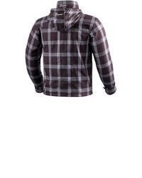 dunkellila Pullover mit einem Kapuze von Bogotto