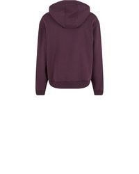 dunkellila Pullover mit einem Kapuze von Build Your Brand