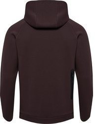 dunkellila Pullover mit einem Kapuze von Hummel