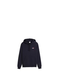 dunkellila Pullover mit einem Kapuze von Puma