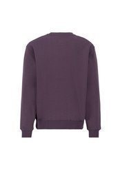 dunkellila Pullover mit einem Rundhalsausschnitt von Alpha Industries