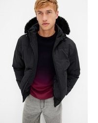 dunkellila Pullover mit einem Rundhalsausschnitt von bonprix