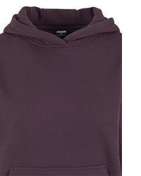 dunkellila Pullover mit einer Kapuze von Urban Classics