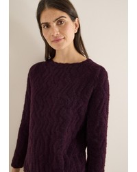 dunkellila Pullover von Cecil