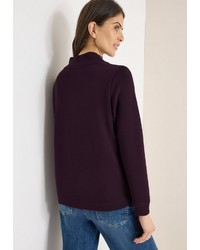 dunkellila Pullover von Cecil