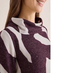 dunkellila Pullover von Cecil