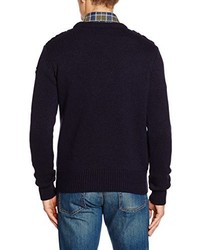 dunkellila Pullover von Schott NYC