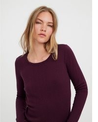 dunkellila Pullover von Vero Moda