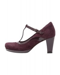 dunkellila Pumps von Clarks