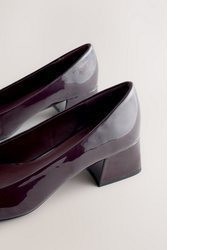 dunkellila Pumps von NEXT