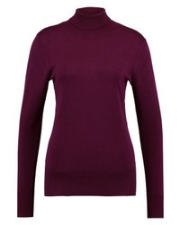 dunkellila Rollkragenpullover von Kaffe