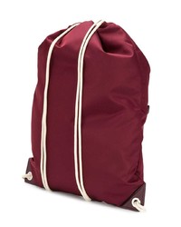 dunkellila Rucksack von Prada