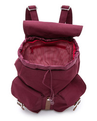 dunkellila Rucksack von Herschel