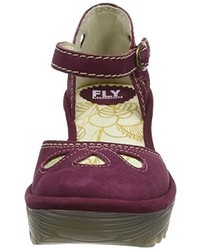 dunkellila Schuhe von Fly London