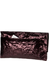 dunkellila Segeltuch Clutch von Joop!