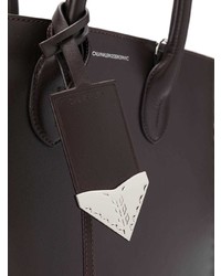 dunkellila Shopper Tasche aus Leder von Calvin Klein 205W39nyc