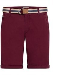 dunkellila Shorts von Solid