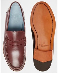 dunkellila Slipper von Grenson