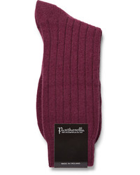 dunkellila Socken von Pantherella