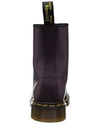 dunkellila Stiefel von Dr. Martens