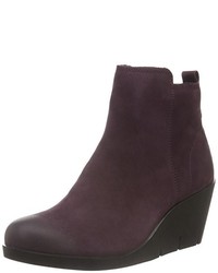 dunkellila Stiefel von Ecco