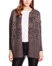 dunkellila Strickjacke von Leon & Harper