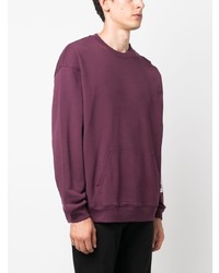 dunkellila Sweatshirt von Moschino