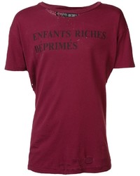 dunkellila T-shirt von Enfants Riches Deprimes