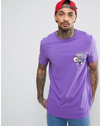 dunkellila T-shirt von Asos