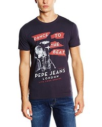 dunkellila T-shirt von Pepe Jeans