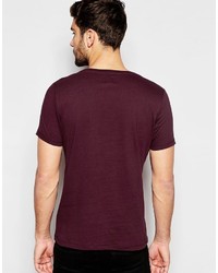 dunkellila T-shirt von Asos