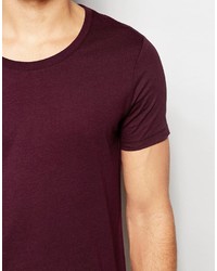 dunkellila T-shirt von Asos