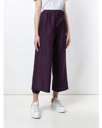 dunkellila weite Hose von Yohji Yamamoto Vintage