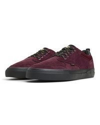 dunkellila Wildleder niedrige Sneakers von Element