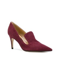 dunkellila Wildleder Pumps von Sergio Rossi