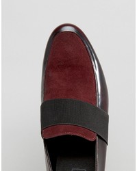 dunkellila Wildleder Slipper von Asos