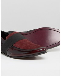 dunkellila Wildleder Slipper von Asos