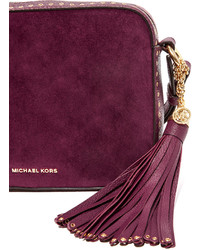 dunkellila Wildledertaschen von MICHAEL Michael Kors