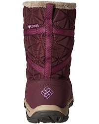 dunkellila Winterschuhe von Columbia