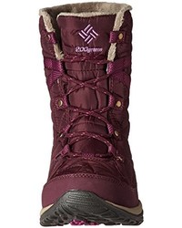 dunkellila Winterschuhe von Columbia